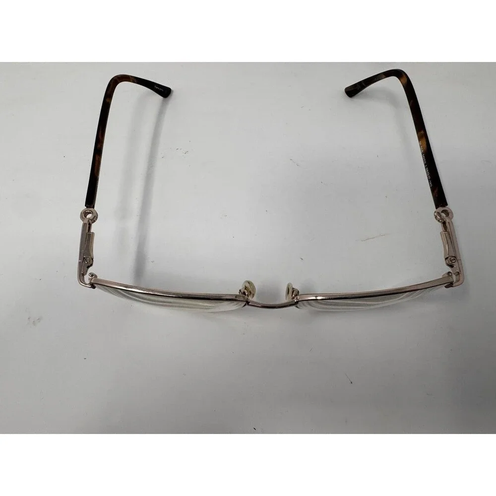 SuperFlex SF-558 Eyeglass Frames Only 56-17-140 Gold Brown Tortoise M202